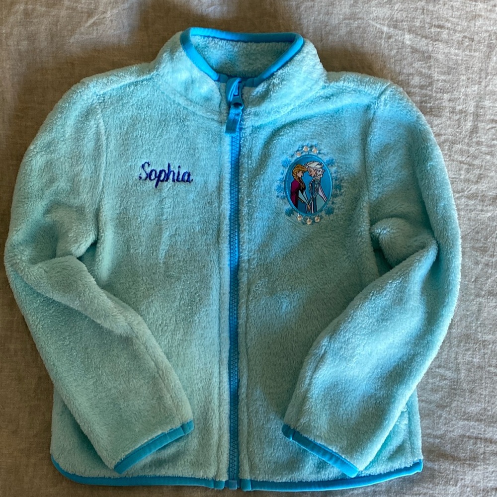 Frozen Disney sweater size 3T (embroidered name Sophia)